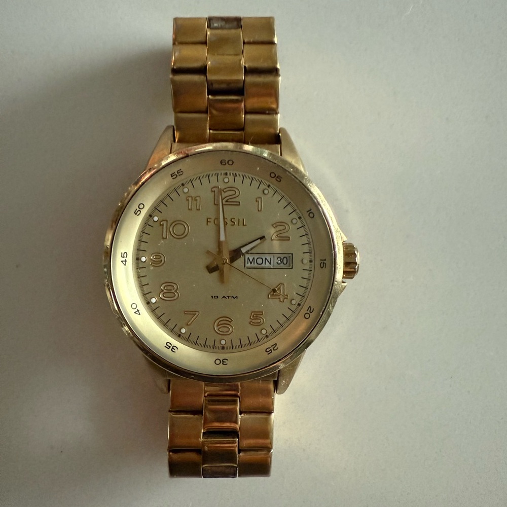 Fossil Gold-Tone Bracelet Watch